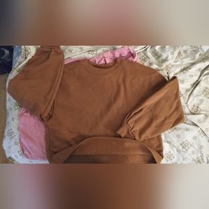 Cropped sweatshirt